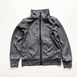 Bench gray light zip up jacket EUC 7/8Y